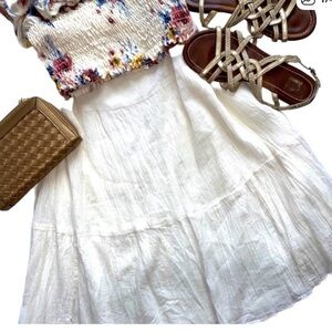 A. Byer White Skirt